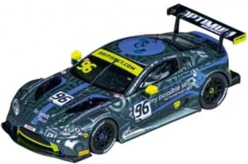 Carrera 27696 Aston Martin Vantage GT3 Optimum Motorsport No.96 Escala 1:32 Ranura analógica Coche Carreras Vehículo Evolución Slot Car Race Pistas