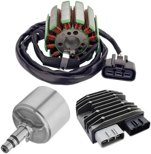 Miniatura 2 de Generador de motocicleta Bobina de estator de encendido y volante Rotor y rectificador para Yamaha YZF-R1 FZ-1 FZ8 5VY-15451-00-00 5VY-15451-10-00