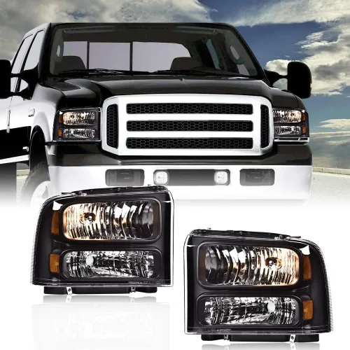 Miniatura 9 de GRAND ORANGE - Juego de faros delanteros, compatible con Ford F250 F350 F450 F550 1999-2004, para Ford Excursion 2000-2004, lado del conductor