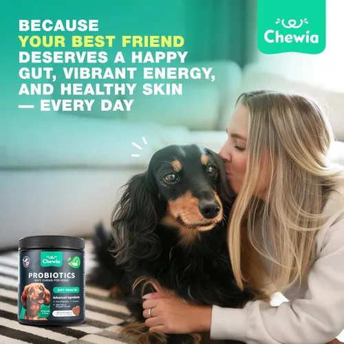 Miniatura 9 de Probióticos para la salud intestinal de los perros, digestión, inmunidad, equilibrio de levadura, piel con picazón, apoyo para alergias
