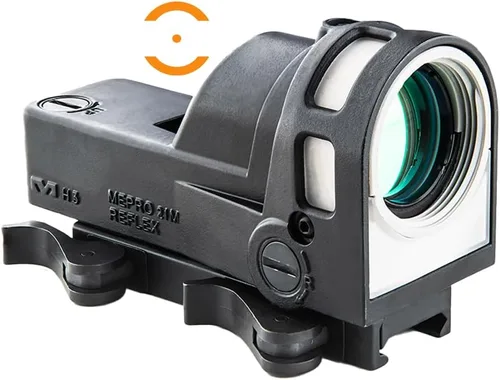 Miniatura 9 de Meprolight M21 Day and Night Reflex Sight, Self-Powered Dot Sight with Tritium, Fiber Optics, No Batteries Required, Made in Israel