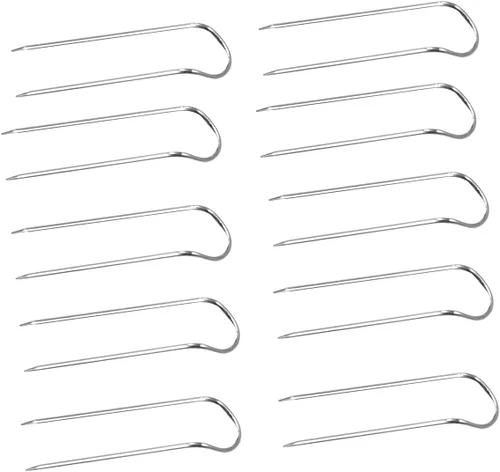 50 alfileres de costura, horquilla en forma de U de 0.9 pulgadas para acolchar, manualidades, costura de bricolaje y fabricación de joyas