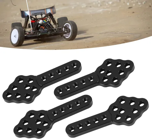 Miniatura 9 de Soporte de amortiguador de coche a control remoto, 4 piezas, juego de 2.008 in/2 pulgadas, placa de montaje de amortiguador de amortiguador de Negro