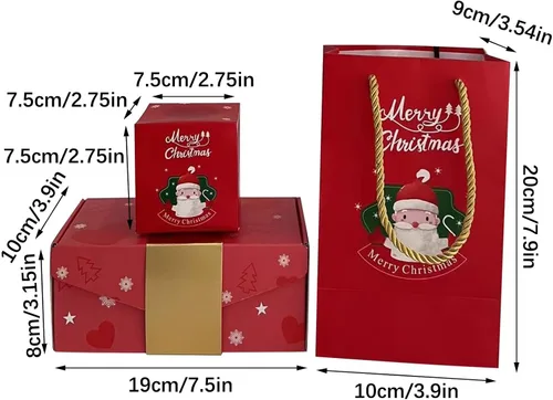 Miniatura 5 de Caja de regalo sorpresa Explosion, caja de regalo de explosión emergente, cajas de regalo sorpresa de Feliz Navidad, caja de regalo explosión