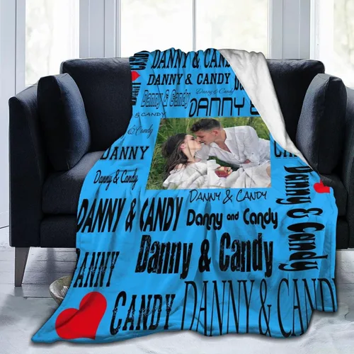 Miniatura 9 de Manta personalizada con foto de regalo para papá y abuelo, mejor regalo del día del padre, Halloween, Navidad, Año Nuevo de parte de hija, hijo