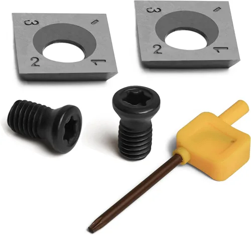 Miniatura 23 de Juego de dos piezas de hoja redonda con punta de carburo TCT de 0.350x0.079 in-30° para herramientas de ahuecamiento.