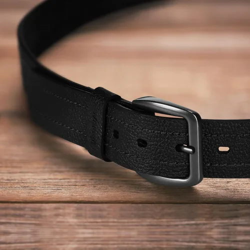 Miniatura 6 de Wrangler Mens Leather Belt Embossed Logo Casual Every Day Belt for Jeans