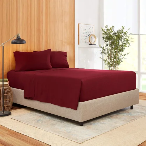 Miniatura 5 de Juego de ropa de cama de 800 hilos de 4 piezas, 100% algodón egipcio, color negro, sábana bajera ajustable de algodón de fibra larga, se adapta a