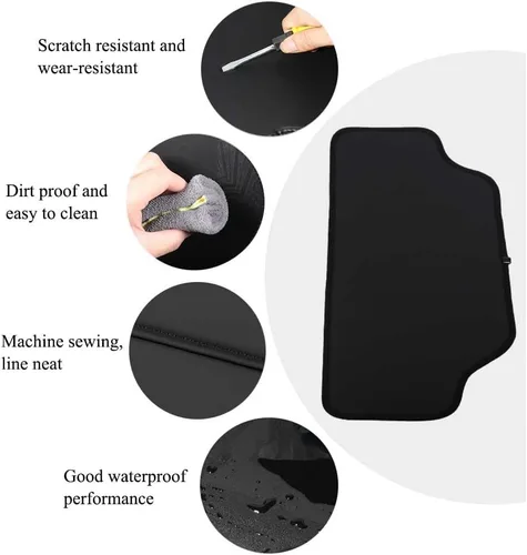 Miniatura 4 de XITER 2 protectores de cuero para asiento de automóvil con logotipo de "Frontier", alfombrillas impermeables para asiento trasero para Nissan