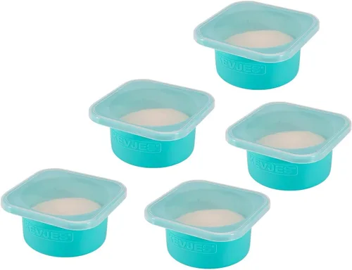 Miniatura 13 de Recipientes individuales de almacenamiento de masa de 16.9 fl oz con tapa hermética, ideal para pizza napolitana, bola de masa redonda, fermentación