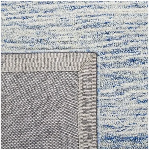 Miniatura 6 de SAFAVIEH Metro Collection - Alfombra decorativa de 2 x 3 pies, azul y marfil, diseño transicional, ideal para áreas de alto tráfico en pasillo, baño