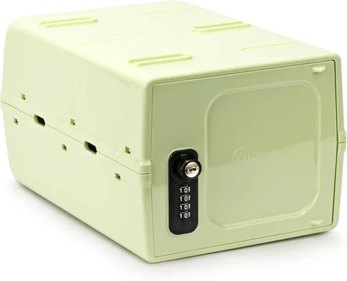 Miniatura 8 de Urban August Caja de seguridad con llave y combinación doble, caja con cerradura para uso diario, cerradura multiusos para seguridad en el hogar