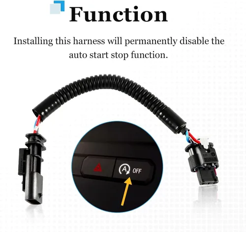 Miniatura 2 de Auto Start Stop Disable Eliminator Disabler Canceller Arnés de cableado compatible con Chevy Equinox Malibu Cruze 19-23 / Cadillac CT6 XT4 XT5 XT6