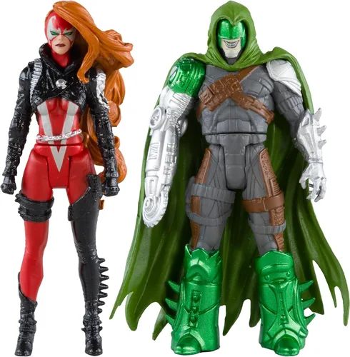 Miniatura 2 de McFarlane Toys - Spawn Page Punchers 2pk She Spawn and Curse Figuras de acción de 3 pulgadas con cómic