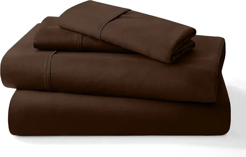 Miniatura 9 de Juego de sábanas puro de 100% algodón orgánico certificado de 1000 hilos, juego de ropa de cama de 4 piezas, bolsillo extra profundo de 24 pulgadas