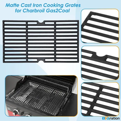 Miniatura 3 de Piezas de repuesto de parrilla para Charbroil Gas2Coal 3 quemadores 463370519 463370516 463340516 466370516 463336818 463370518 463341918