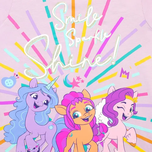 Miniatura 3 de My Little Pony Conjunto de camiseta y pantalones cortos para niña