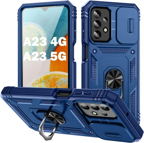 Miniatura 104 de PASNEW Funda para Samsung Galaxy A54, Soporte Metálico y Cubierta Deslizante para Cámara, Militar Multicapa Resistente de Cuerpo Completo a Prueba