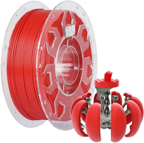 Miniatura 34 de Creality Filamento de madera PLA de 4.4 lbs, filamento de impresora 3D de 0.069 in, textura seda suave, dureza, filamento de impresión de carrete