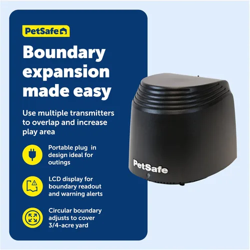 Miniatura 4 de PetSafe Stay & Play Transmisor Adicional para Cerca Inalámbrica Compacta - Añade Hasta 3/4 de Acre a la Cerca Inalámbrica Stay & Play o Sistema