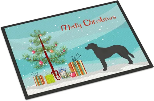 Miniatura 246 de Caroline's Treasures CK3799MAT Akita Shepherd - Tapete de árbol de Navidad de 18 x 27 pulgadas, tapete para puerta delantera, interior y exterior