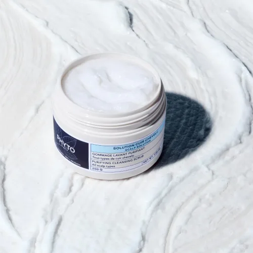 Miniatura 6 de PHYTO Scalp Solutions - Exfoliante purificador de sal marina y eucalipto de limpieza profunda, elimina la acumulación, sin silicona ni sulfatos