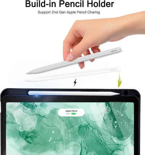 Miniatura 4 de Funda giratoria para iPad Air 5ª generación 2022, iPad Air 4ª generación 2020, iPad Air m2 de 11 pulgadas 2024, para Apple Air 5/4 10.9 y 6ª Noche