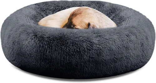 Miniatura 4 de SAVFOX Cama calmante para perros, cama antiansiedad, cama de perro de felpa, para perros pequeños, tamaño mediano, grande y XL, cama suave y cómoda