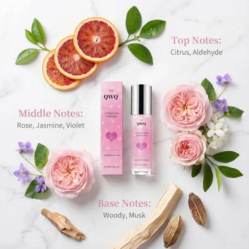 Miniatura 2 de ] Perfume de feromonas para mujeres, perfume a base de aceite de larga duración para atraer hombres, colonia de aroma afrutado y floral, fragancia