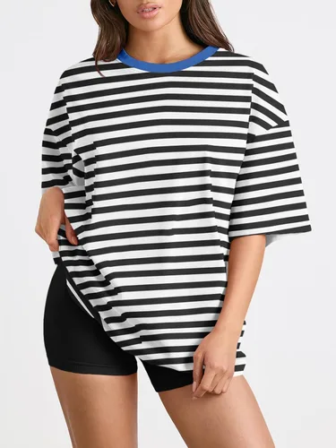 Miniatura 8 de Trendy Queen - Camisetas de entrenamiento de moda para mujer, camisetas atléticas de manga corta para verano y primavera, disponibles en tallas