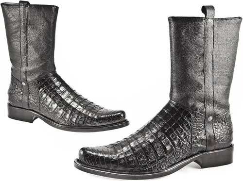 Miniatura 8 de Cuadra Botas de vestir con Cremallera Chocolate y Negro de 7 a 11, Negro, 10.5