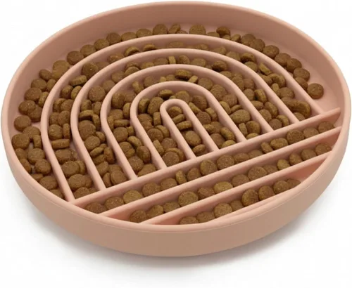 Miniatura 14 de Should We Go? Comedero lento para perros y cachorros, cuenco de silicona para comer lentamente, diseño moderno de alfombrilla para lamer, reduce