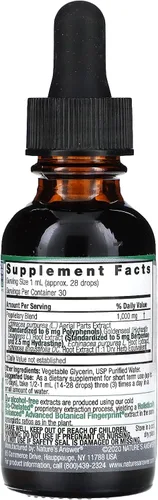 Miniatura 2 de Nature's Answer Enchinacea y sello de oro Apoya un sistema inmunológico saludable Extracto puro súper concentrado Sin alcohol, sin gluten