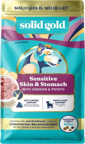 Miniatura 19 de Solid Gold Bison Alimento seco para perros grandes – Alto en proteína, croquetas de grano entero con bisonte real, arroz integral y Omega 3
