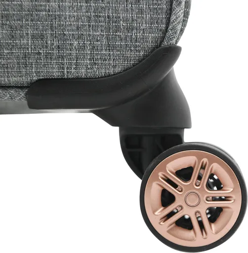 Miniatura 5 de kensie Hudson Softside - Juego de equipaje giratorio de 3 piezas, Gris brezo, Hudson Softside - Juego de equipaje giratorio de 3 piezas