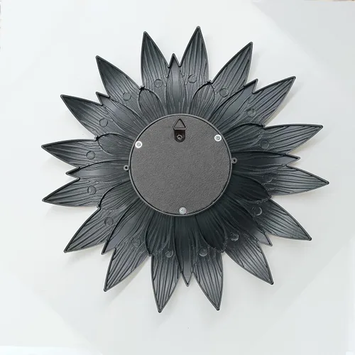 Miniatura 6 de Espejos retro dorados para pared, paquete de 1. Espejos redondos. Forma de girasol. Espejos decorativos. Espejos de pared para decoración del hogar.
