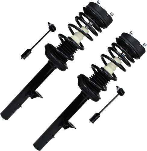 Miniatura 30 de Detroit Axle - Puntales delanteros con resorte helicoidal + enlaces de extremo de barras estabilizadoras de repuesto para Ford Flex Lincoln MKT