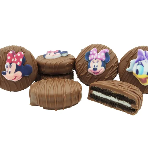 Miniatura 73 de Galletas de la marca Philadelphia Candies cubiertos por ambos lados de chocolate negro y con leche, y crema de cacahuete de la marca Nutter Butter