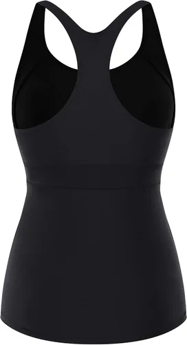 Miniatura 2 de AdoreShe Traje de baño de espalda cruzada para mujer, color negro