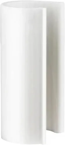 Abrazadera de presión blanca HD 1-1/4 pulgadas x 4 pulgadas de ancho para tubo de PVC de 1-1/4 pulgadas 10 por bolsa