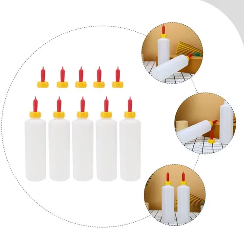 Miniatura 4 de Cabilock 5 juegos de botellas de cabra para alimentar cabras, botellas de leche de alimentación de cordero, resistentes botellas de lactancia
