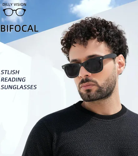 Miniatura 4 de Paquete de 4 lentes de sol de lectura bifocales de alta calidad para hombres y mujeres, clásicos, para exteriores, UV400, unisex, a la moda