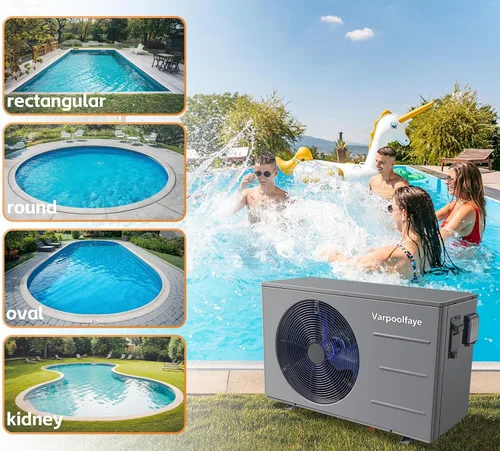 Miniatura 8 de Bomba de calor de piscina de 30,000 BTU - Calentador eléctrico de piscina para piscinas sobre el suelo y enterradas de hasta 8,000 galones