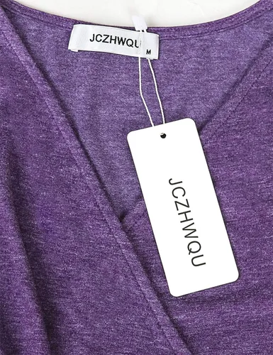 Miniatura 3 de JCZHWQU - Vestidos de verano para mujer con cuello en V sin mangas