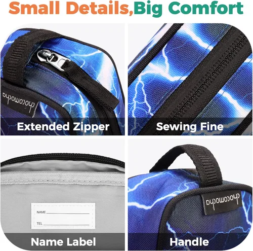 Miniatura 3 de Choco Mocha Estuche para lápices para niños, Bolsa de lápices con cremallera suave para niños, Estuche para lápices para niños para la escuela, Azul