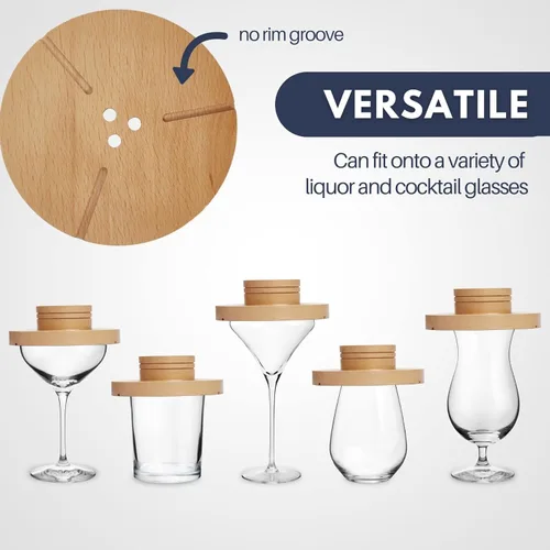 Miniatura 5 de Kits de ahumador de whisky con antorcha de 4 sabores de virutas de madera, cóctel de bourbon, kit de ahumador a la antigua, regalos para hombre, día