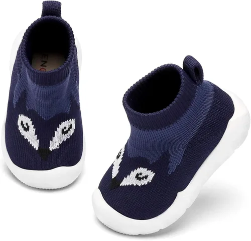 Miniatura 8 de Engtoy Baby Sock Shoes Baby Walking Shoes Infant Non-Slip Breathable Slippers with Soft Rubber Sole Baby Boys Girls Slip On Sneakers