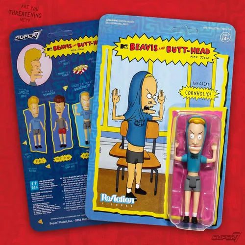 Miniatura 4 de Super7 Beavis and Butt-Head The Great Cornholio - Figura de acción de Beavis y Butt-Head de 5 pulgadas, coleccionables clásicos de TV y juguetes