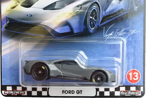 Miniatura 2 de Mattel Hot Wheels Boulevard Ford GT, gris