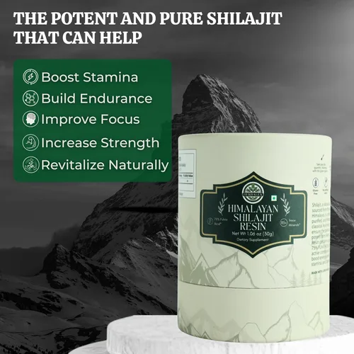 Miniatura 5 de Shilajit puro del Himalaya Resina Shilajit de alta potencia nutricional y grado A con más de 85 minerales de rastro de plantas y 75% de ácido